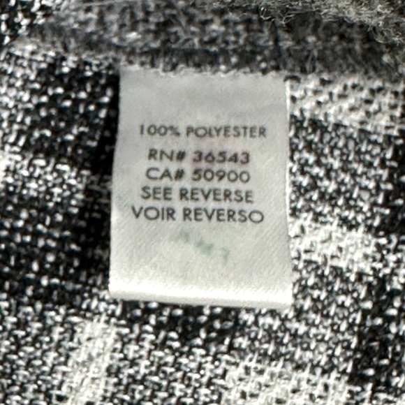 352 - CALVIN KLEIN- BLOUSE - TOP - SLEEVELESS - BLACK/WHITE/GREY - SIZE XL - Picture 13 of 15